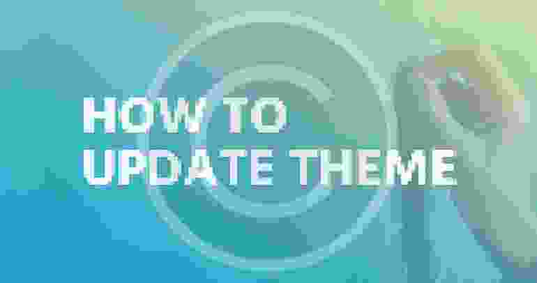 How to update theme